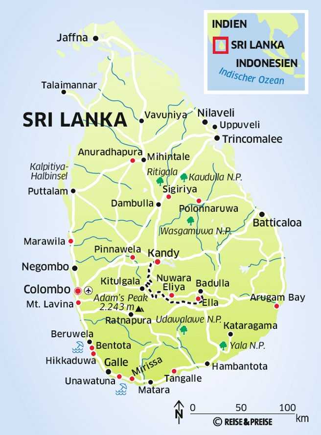 Reise-Planung Sri Lanka