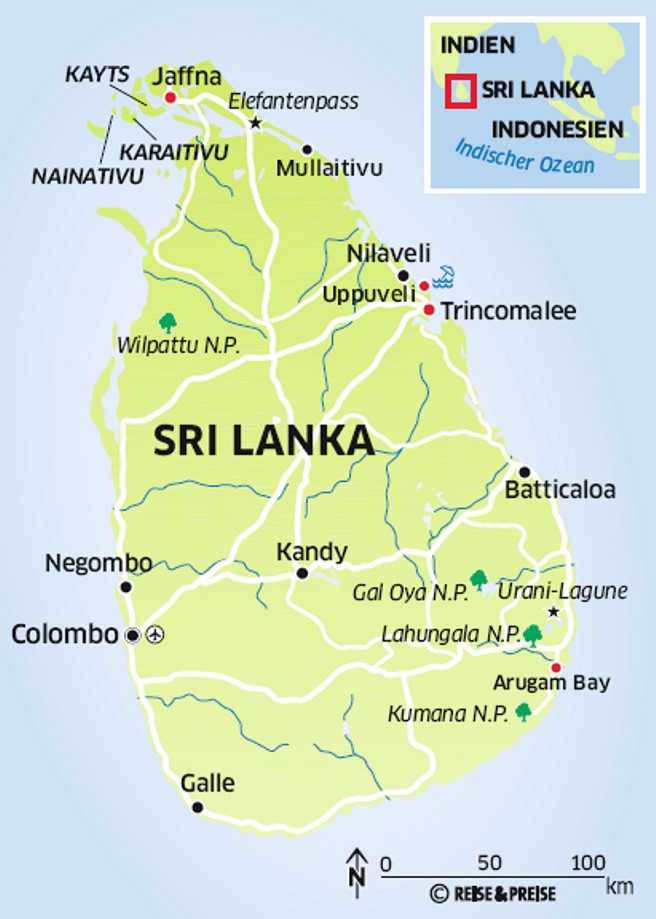 Reise-Planung Sri Lanka