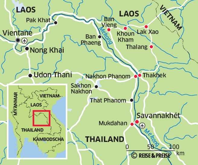 Grenzgebiet Thailand-Laos