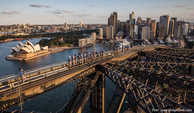 Sydney-Reise  Die Harbour Bridge ist jetzt komplett besteigbar
