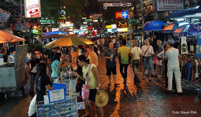 Khao Sun Road in Bangkok