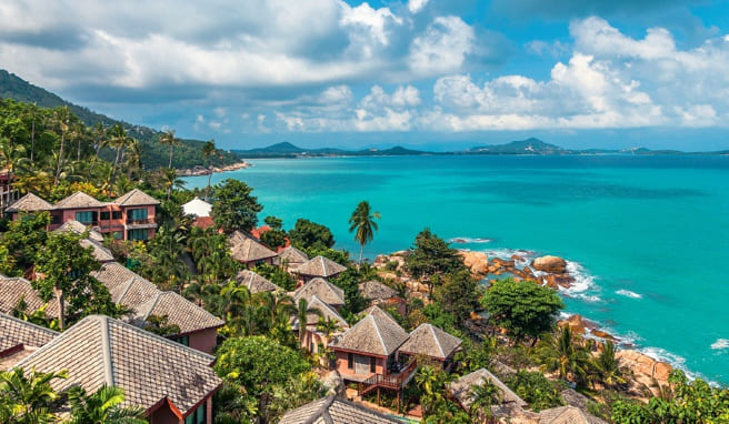 Idyllisch gelegene Bungalowanlage an der Nordküste von Koh Samu Idyllisch gelegene Bungalowanlage an der Nordküste von Koh Samu