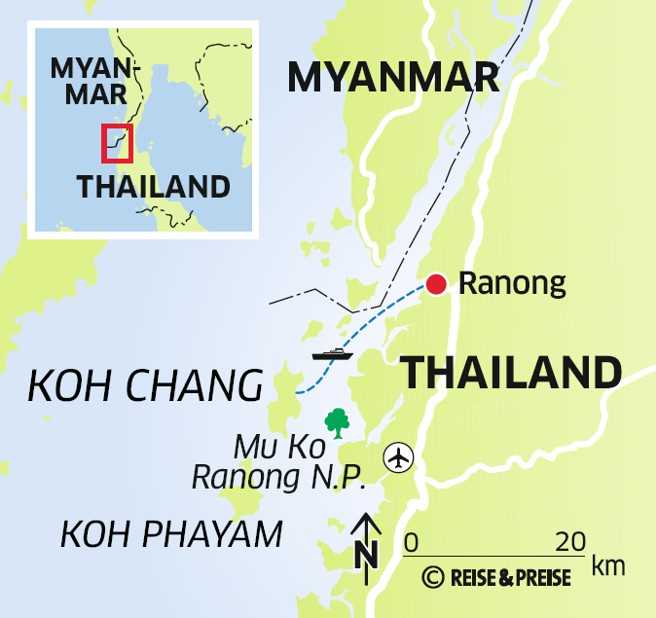 Reise-Planung Thailand Koh Chang Ranong