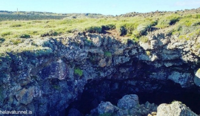 Island  Lava Tunnel in Island wieder eröffnet