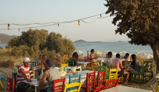 Naxos: Traditionelle griechische Küche gibt's im Beach Restaurant Three Brother's