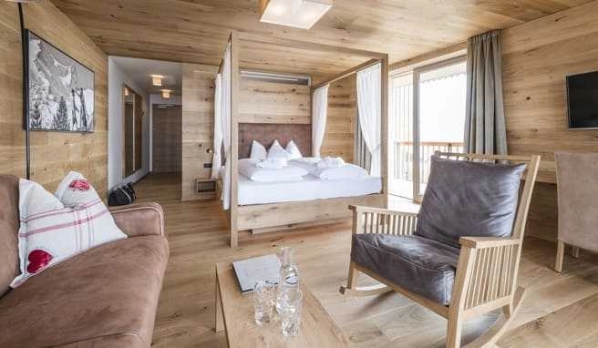 Interior-Design in modern-alpinem Stil mit viel Holz