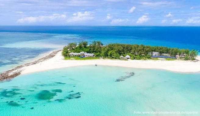 Da kommt Robinson-Crusoe-Gefühl auf: die Miet-Insel Thanda Island in Tansania aus dem Angebot von Vladi Private Islands