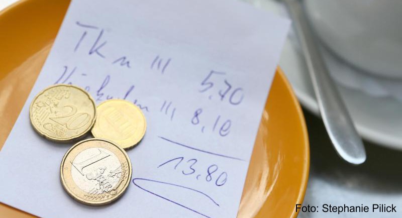 Trinkgeld  Die Deutschen sind besonders geizig