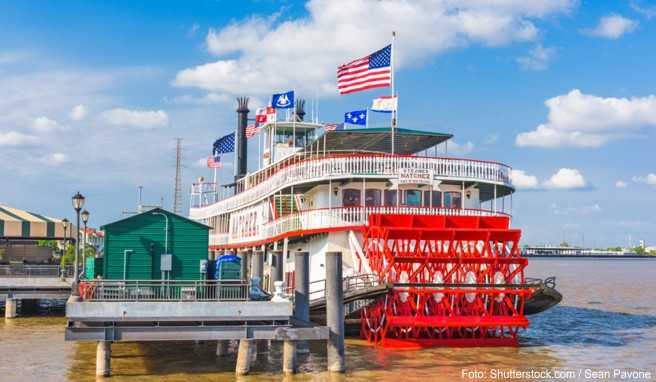 Die »Natchez« ist der letzte klassisch von einer Dampfmaschine angetriebene Raddampfer, der den Mississippi ab New Orleans befährt