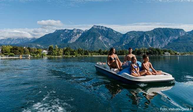 An den Ufern des Lago di Caldonazzo im Trentino ist es ruhig und beschaulich geblieben.