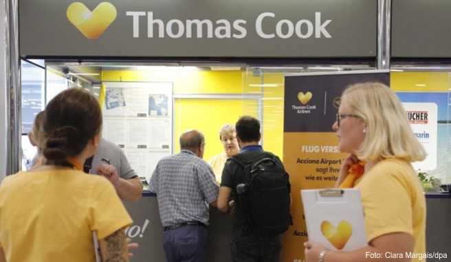 Für aktuell Reisende Versicherer unterstützt Thomas-Cook-Kunden