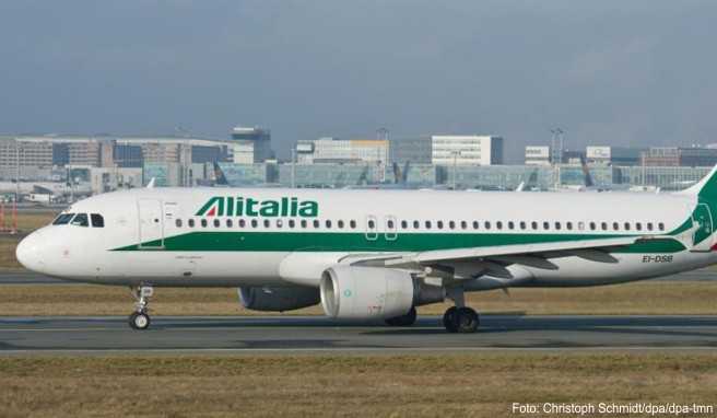 Bleibt eventuell am Boden: In Italien drohen mehrere Streiks, unter anderem von Piloten und Flugbegleitern der Alitalia