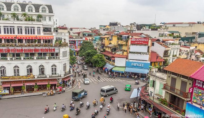 Zu den Sehenswürdigekeiten in Hanoi zählt auch das Restaurant «Bun Cha Huong Lien». Barack Obama traf sich dort 2016 mit Fernsehkoch Anthony Bourdain zum Essen