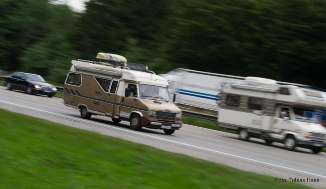 Wohnmobilreisende sollten nicht zu viel Gepäck mitnehmen.